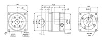 Servobox Series Model AD60 1-Stage Planetary Reducer Gearbox - 2 Servobox Series Model AD60 1-Stage Planetary Reducer Gearbox - 2